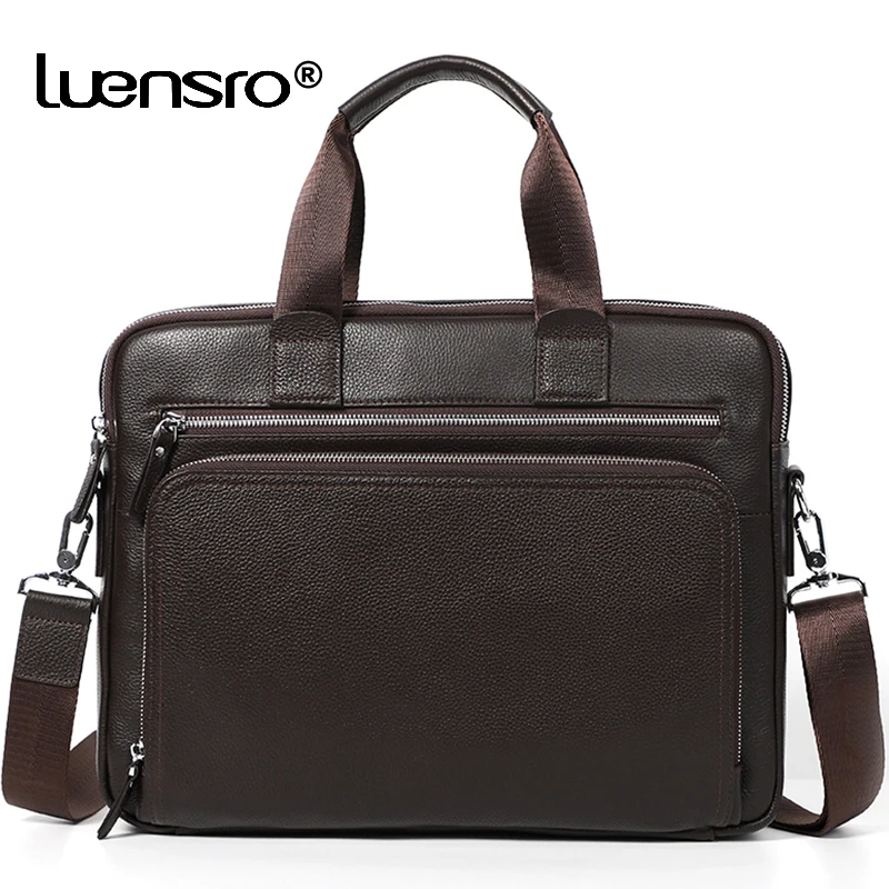 Genuine Leather Men Briefcases 14" Laptop Man Hand Bag Men's Business Crossbody Bags Messenger/Shoulder Office Bags for Men Bag
Genuine Leather Men Briefcases 14" Laptop Man Hand Bag Men's Business Crossbody Bags Messenger/Shoulder Office Bags for Men Bag