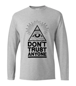 for gamers Don't Trust Anyone Illuminati All Seeing Eye T-Shirt 2019 spring men long sleeve t shirt cotton high quality top tees
for gamers Don't Trust Anyone Illuminati All Seeing Eye T-Shirt 2019 spring men long sleeve t shirt cotton high quality top tees