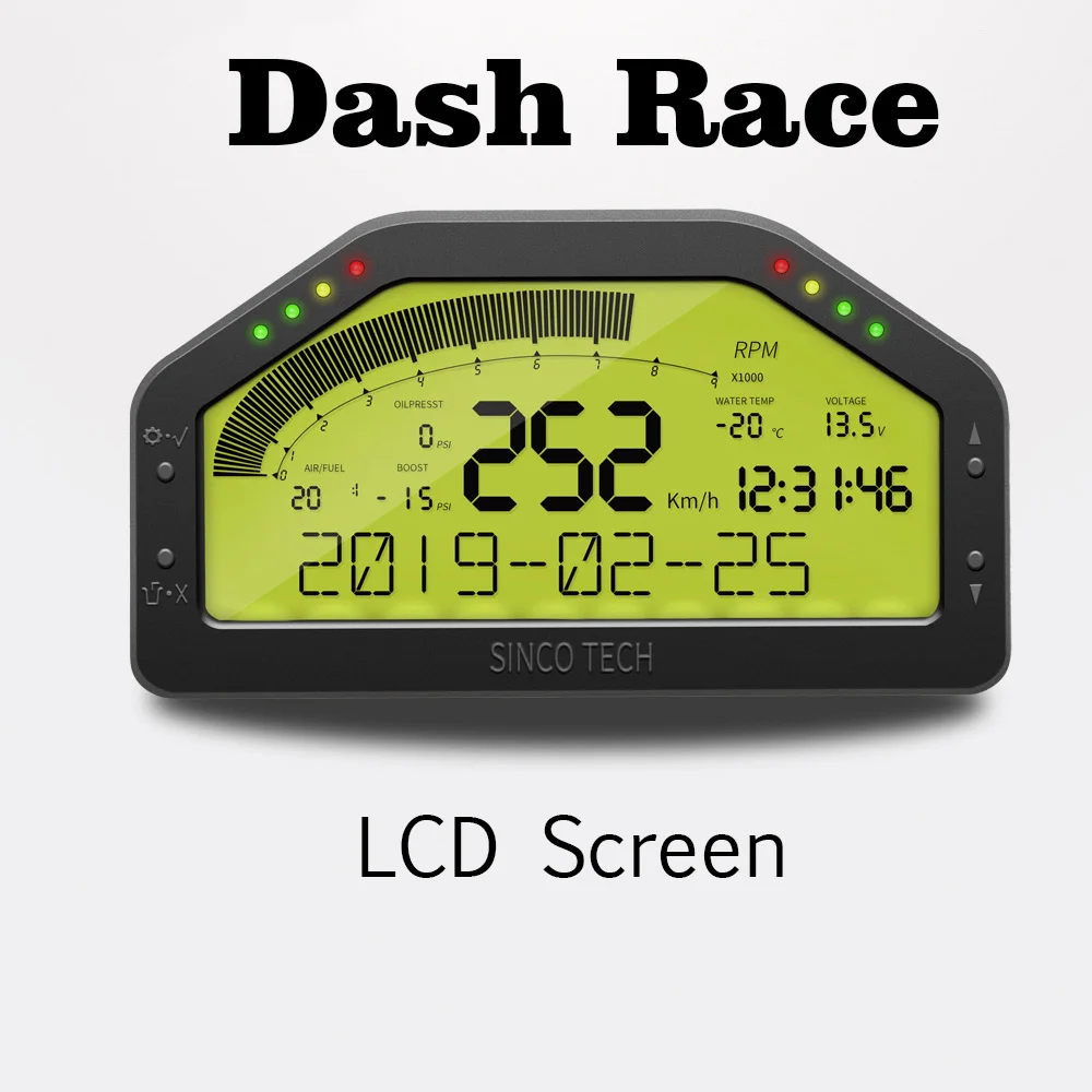 Dash Race Display DO904 Full Sensor Kit Dashboard LCD Screen Rally Gauge With bluetooth Function Waterproof 9000RPM Rally Gauge
Dash Race Display DO904 Full Sensor Kit Dashboard LCD Screen Rally Gauge With bluetooth Function Waterproof 9000RPM Rally Gauge