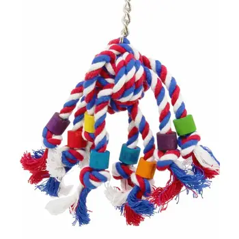 Parrot Toy Pet Bird Chew Rope Funny Bite Resistant Colorful Rope Creative Interactive Bird Cage Toy Bird Toy Claw Grinding Bird
Parrot Toy Pet Bird Chew Rope Funny Bite Resistant Colorful Rope Creative Interactive Bird Cage Toy Bird Toy Claw Grinding Bird