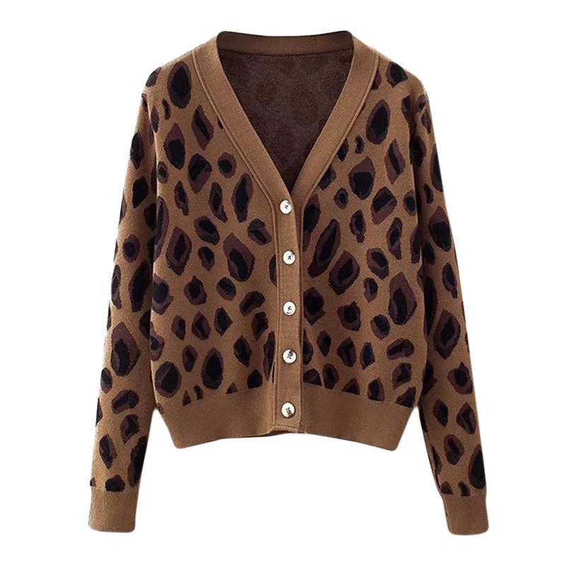Chic autumn sweater women lazy 2018 new female Korean style fashion retro leopard v-neck knit cardigan winter clothes women
Chic autumn sweater women lazy 2018 new female Korean style fashion retro leopard v-neck knit cardigan winter clothes women