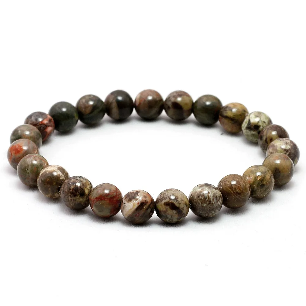 Natural kambaba stone Energy Stone Balanced Health Mens Bracelet Women Rhyolite Strand Rosary Beaded Gifts Wholesale Jewelry
Natural kambaba stone Energy Stone Balanced Health Mens Bracelet Women Rhyolite Strand Rosary Beaded Gifts Wholesale Jewelry