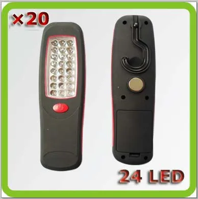 DHL shipping magnetic 24 handheld led inspection lamp camp led Lampara Trabajo 3*AA battery for car camp garape emergency etc.
DHL shipping magnetic 24 handheld led inspection lamp camp led Lampara Trabajo 3*AA battery for car camp garape emergency etc.