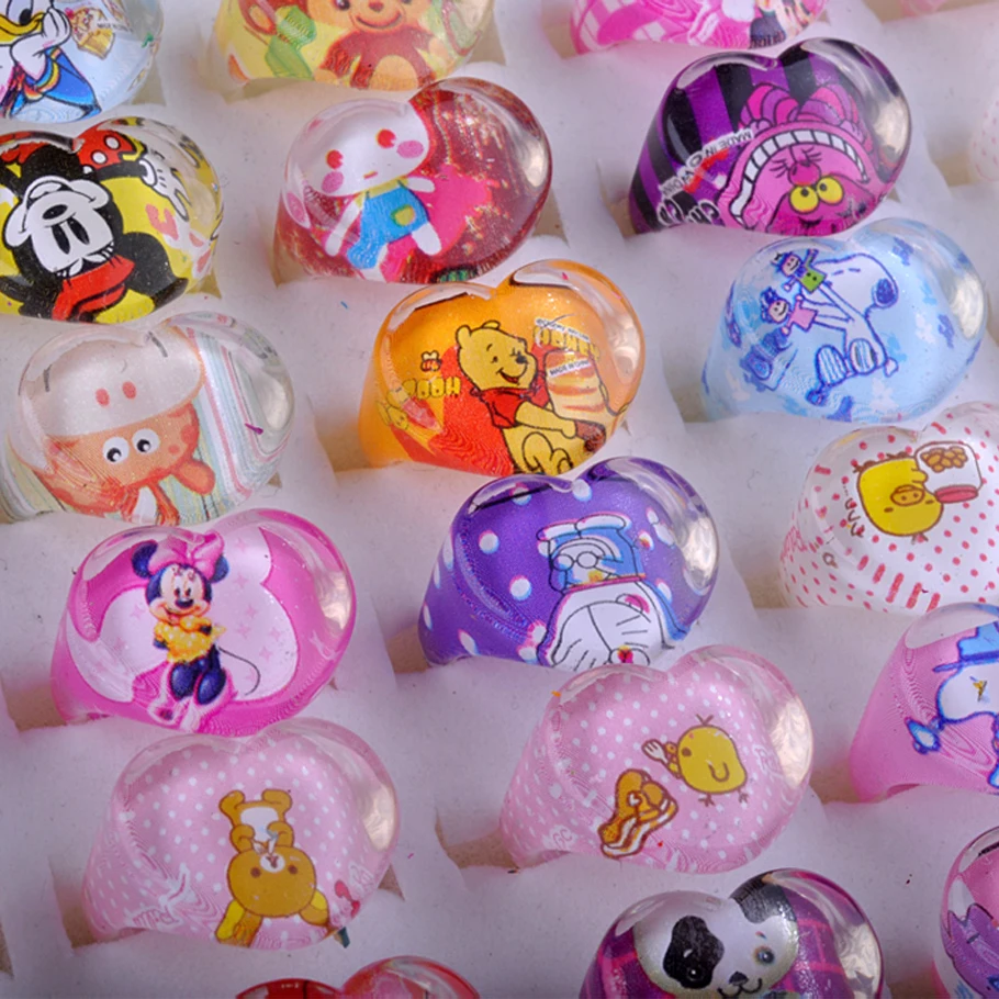 Wholesale 50PCS Jewelry Mixed Lots Resin Lucite Children Kid Rings Cartoon Pattern Heart Shape Ring Gift Cheap Drop Ship Free
Wholesale 50PCS Jewelry Mixed Lots Resin Lucite Children Kid Rings Cartoon Pattern Heart Shape Ring Gift Cheap Drop Ship Free