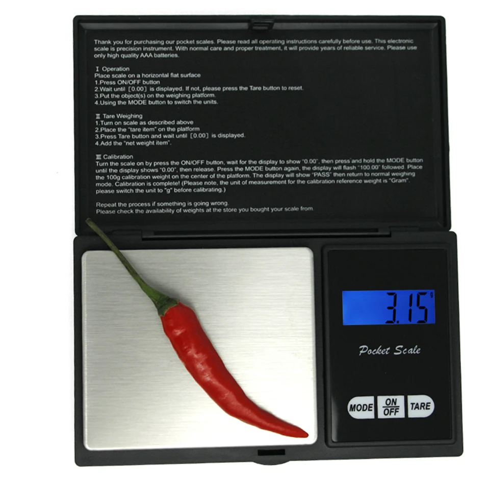 100g 200g 500g x 0.01g Digital kitchen Scale Jewelry Gold Balance Weight Gram LCD Pocket weighting Electronic Scales
100g 200g 500g x 0.01g Digital kitchen Scale Jewelry Gold Balance Weight Gram LCD Pocket weighting Electronic Scales