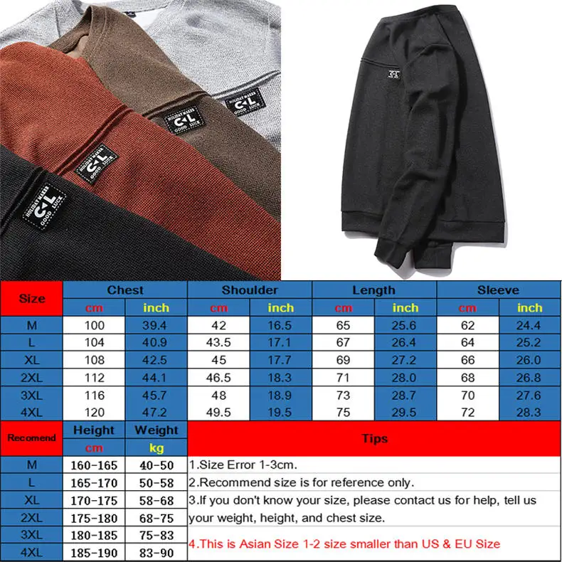 2019 New Fashion Hoodies Shirts Men Sweatshirts Male Solid Hoody Korean Styele O-Neck Autumn Spring Winter Brand Streetwears 12