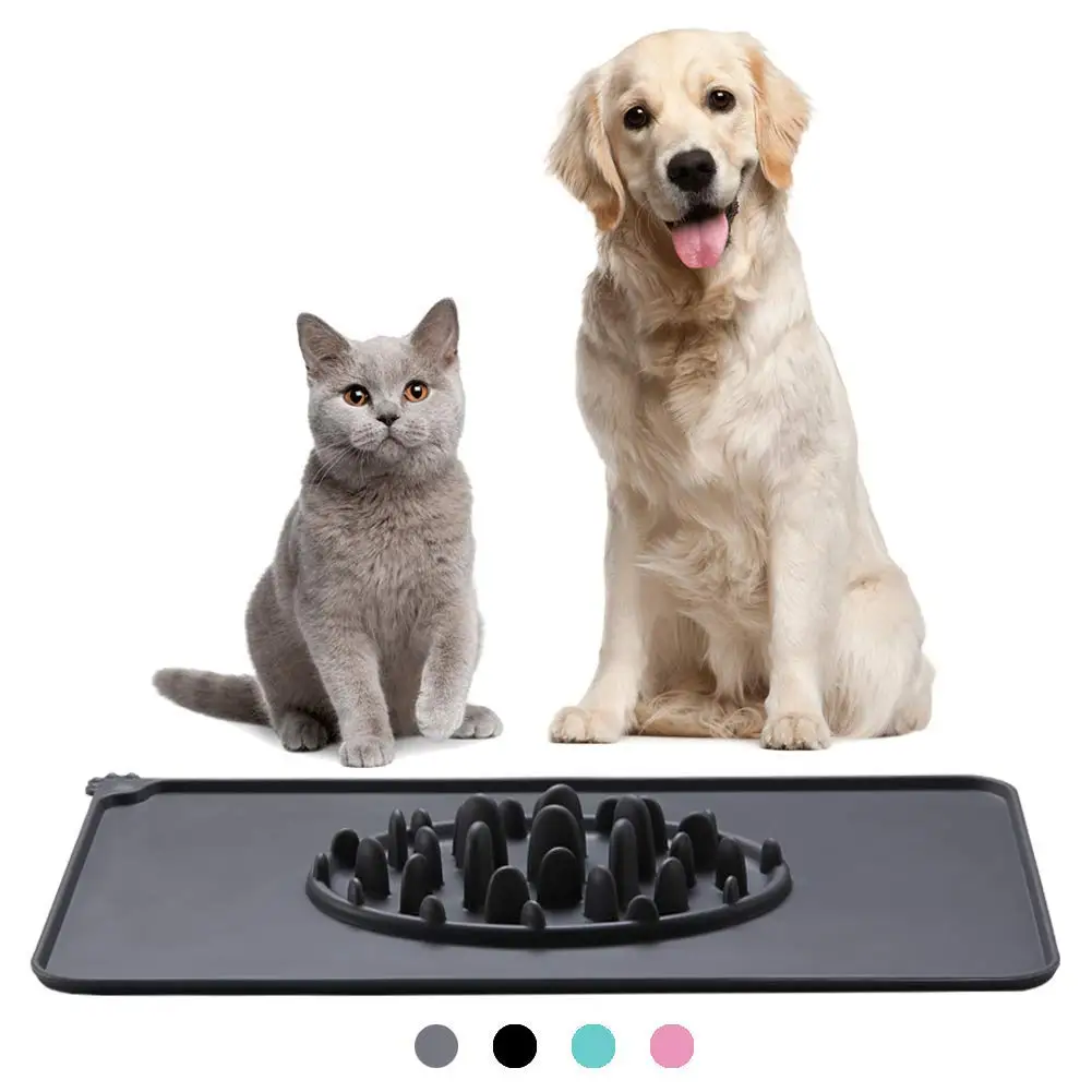 Silicone Dog Food Mat Slow Eating Pet Feeding Mat Placemat for Food and Water Non-Slip Foldable Waterproof Cat Feeder Mat PW031
Silicone Dog Food Mat Slow Eating Pet Feeding Mat Placemat for Food and Water Non-Slip Foldable Waterproof Cat Feeder Mat PW031