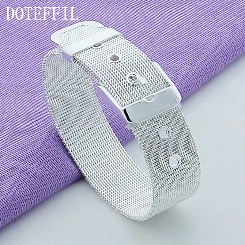 Factory Outlet Classic 925 Silver Color Charm Bracelet For Men And Women High Quality Silver Plated Bracelet Free Shipping
Factory Outlet Classic 925 Silver Color Charm Bracelet For Men And Women High Quality Silver Plated Bracelet Free Shipping