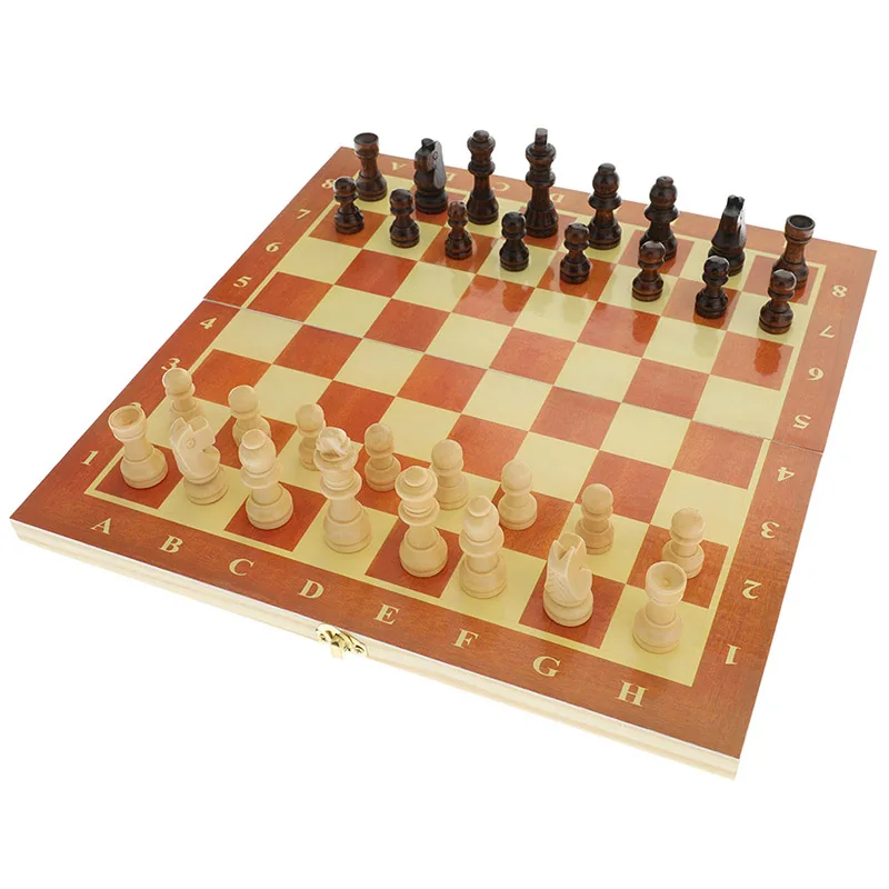 30*30 New Design Wooden International Chess Set Board Travel Games Chess Backgammon Entertainment For Kid Gift
30*30 New Design Wooden International Chess Set Board Travel Games Chess Backgammon Entertainment For Kid Gift