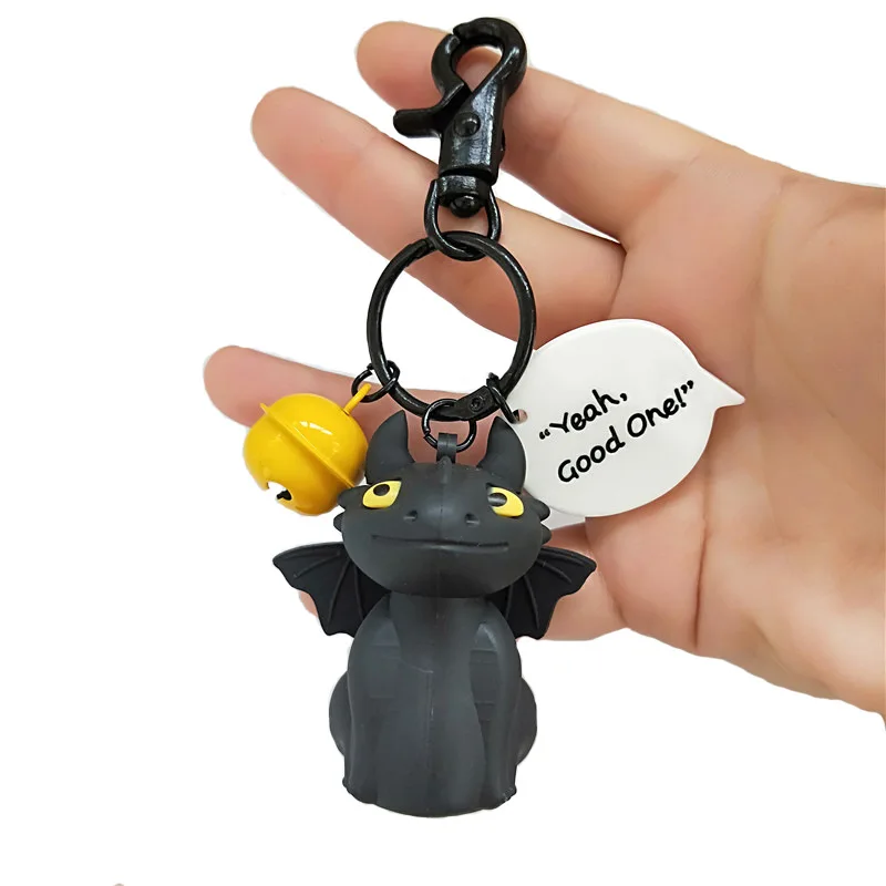 2019 new metal creative silicone leather rope key chain How to train dragon 3 cartoon PVC soft plastic doll toothless keychain
2019 new metal creative silicone leather rope key chain How to train dragon 3 cartoon PVC soft plastic doll toothless keychain
