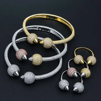 ModemAngel Luxury Disco Ball Dubai African Bangle Ring For Women Engagement Wedding Party Gift Fashion Jewelry Set
ModemAngel Luxury Disco Ball Dubai African Bangle Ring For Women Engagement Wedding Party Gift Fashion Jewelry Set