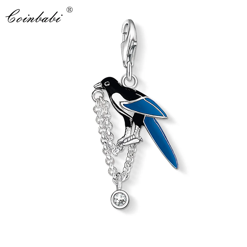 Очаровательная подвеска Magpie Bird,2018 модное ювелирное изделие Lucky Real Authentic, серебро 925 пробы, подарок для женщин, подходящий браслет
Очаровательная подвеска Magpie Bird,2018 модное ювелирное изделие Lucky Real Authentic, серебро 925 пробы, подарок для женщин, подходящий браслет