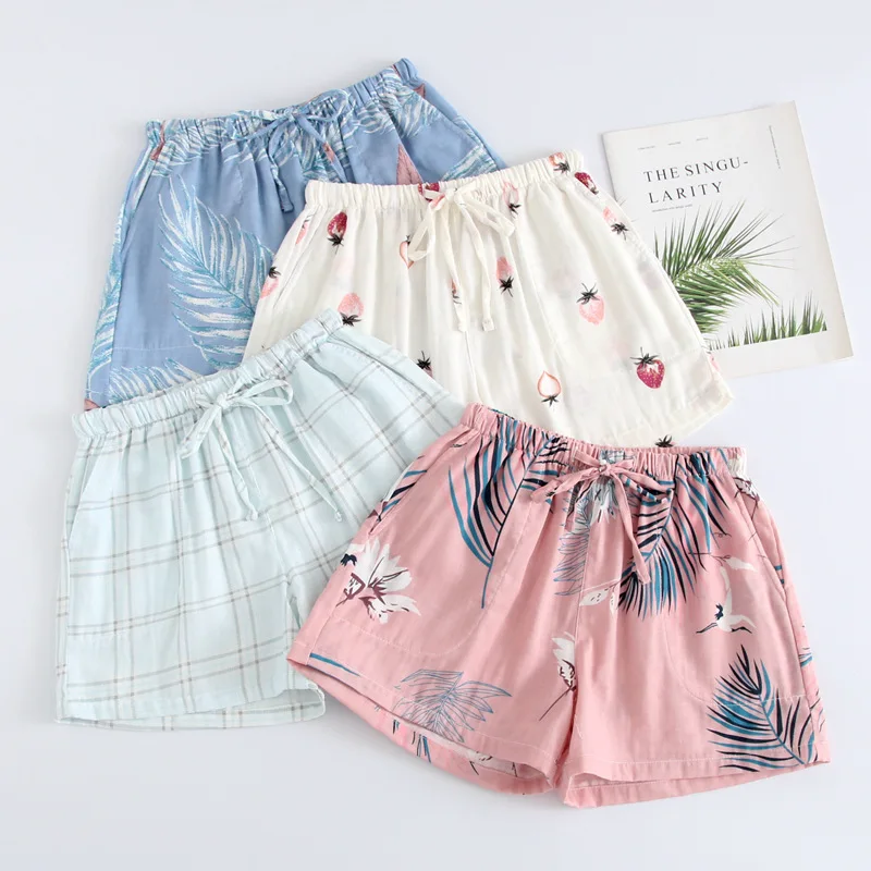 Japanese Pajama Harajuku Female Cute Printing Summer Shorts Cotton Gauze Thin Section Loose Women Large Size Home Shorts
Japanese Pajama Harajuku Female Cute Printing Summer Shorts Cotton Gauze Thin Section Loose Women Large Size Home Shorts