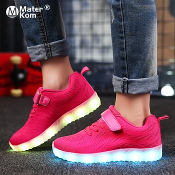 Size 25-37 Children Glowing Sneakers Kid for Boys Girls Shoes with Light up luminous sole canvas shoes luminous led slippers
Size 25-37 Children Glowing Sneakers Kid for Boys Girls Shoes with Light up luminous sole canvas shoes luminous led slippers