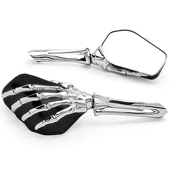 Black/Chrome Custom Skeleton Mirrors For Kawasaki Vulcan Classic Nomad Voyager Vaquero
Black/Chrome Custom Skeleton Mirrors For Kawasaki Vulcan Classic Nomad Voyager Vaquero