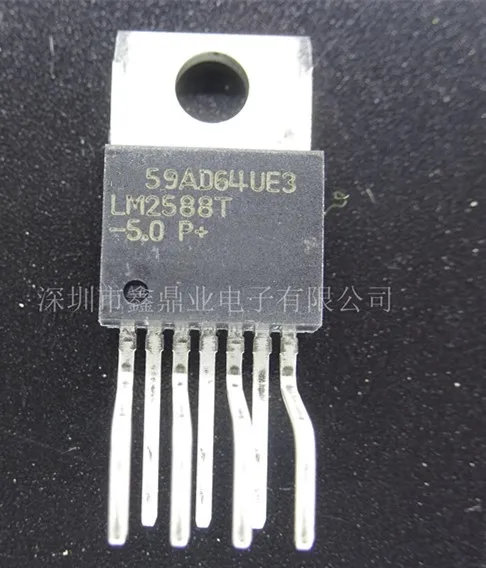 1pcs/lot LM2588T-5.0 IC REG MULTI CONFIG 5V TO220-7 2588 LM2588T LM2588