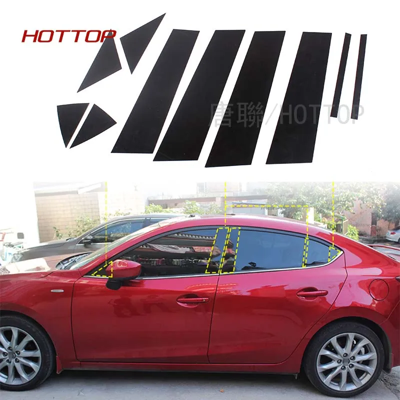 Image Windows decoratives stickers Car Accessoeirs for Mazda 3 axela 2014 2015 car stickers