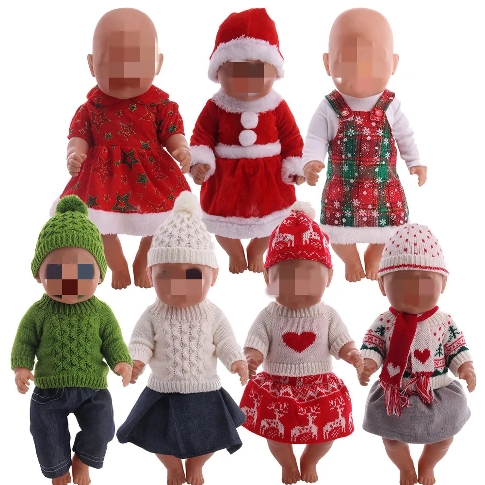 LUCKDOLL7 Doll Christmas Dress Fit 18 Inch American 43cm Baby Doll Clothes Accessories,Girls Toys,Generation,Birthday Gift
LUCKDOLL7 Doll Christmas Dress Fit 18 Inch American 43cm Baby Doll Clothes Accessories,Girls Toys,Generation,Birthday Gift