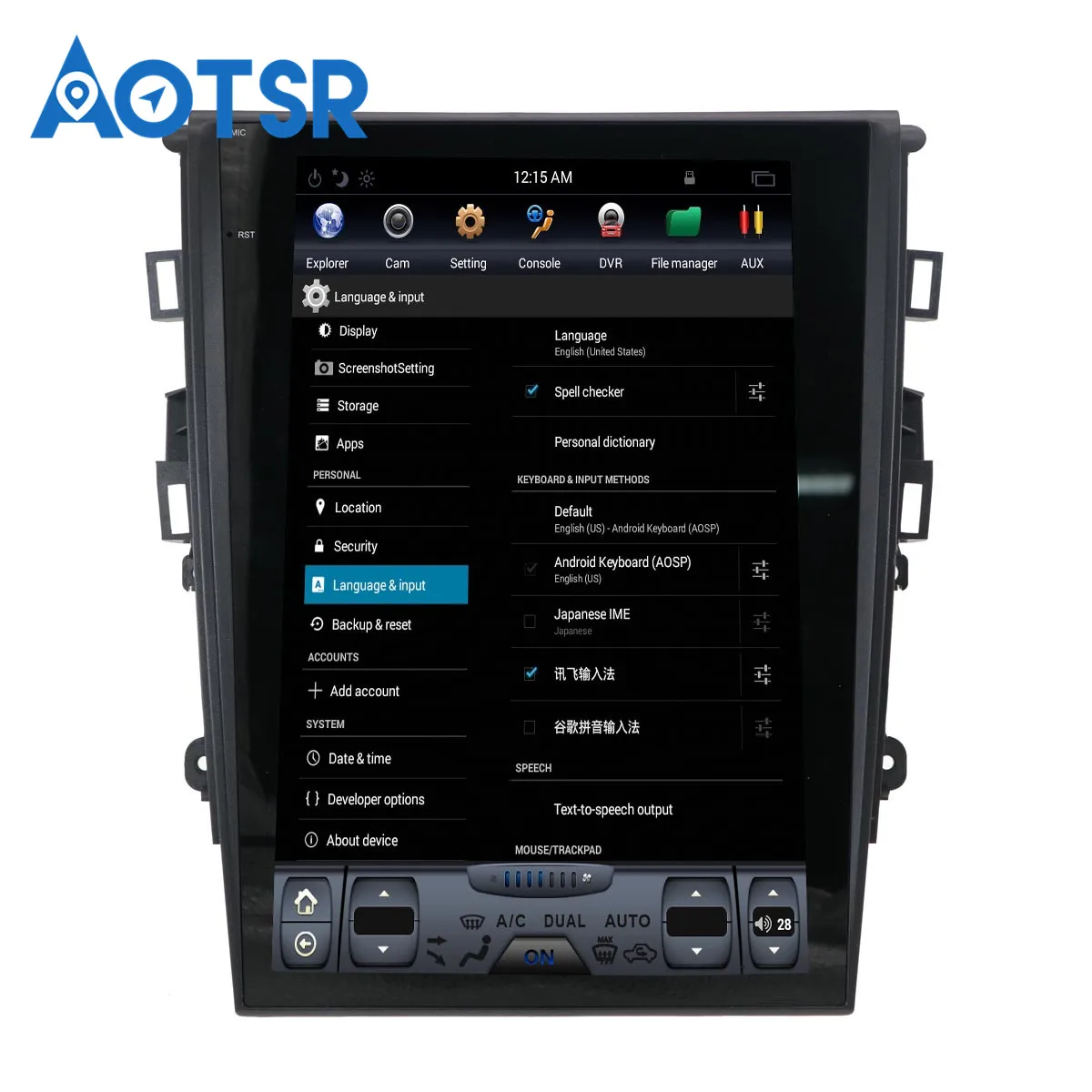 Tesla 12.1'' Android 8.1 Car GPS Navigation car DVD Player For Ford Mondeo Fusion MK5 2013+ 1 Din head unit auto air conditional
Tesla 12.1'' Android 8.1 Car GPS Navigation car DVD Player For Ford Mondeo Fusion MK5 2013+ 1 Din head unit auto air conditional