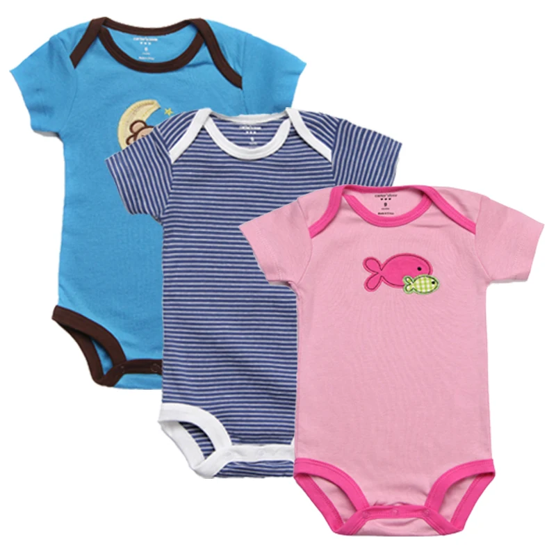 3Pcs/set Baby Rompers Summer Baby Girl Clothes 2018 Newborn Baby Clothes Cotton Baby Boy Clothing Sets Roupas Infant Jumpsuits
3Pcs/set Baby Rompers Summer Baby Girl Clothes 2018 Newborn Baby Clothes Cotton Baby Boy Clothing Sets Roupas Infant Jumpsuits