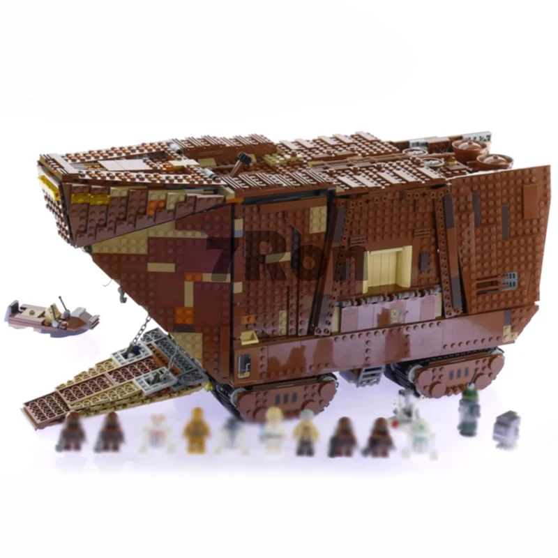 Compatible with lego 75059 Brick 05038 3346Pcs Star Series Wars Force Awakens Sandcrawler Model Building toys hobbies Kit Blocks
Compatible with lego 75059 Brick 05038 3346Pcs Star Series Wars Force Awakens Sandcrawler Model Building toys hobbies Kit Blocks