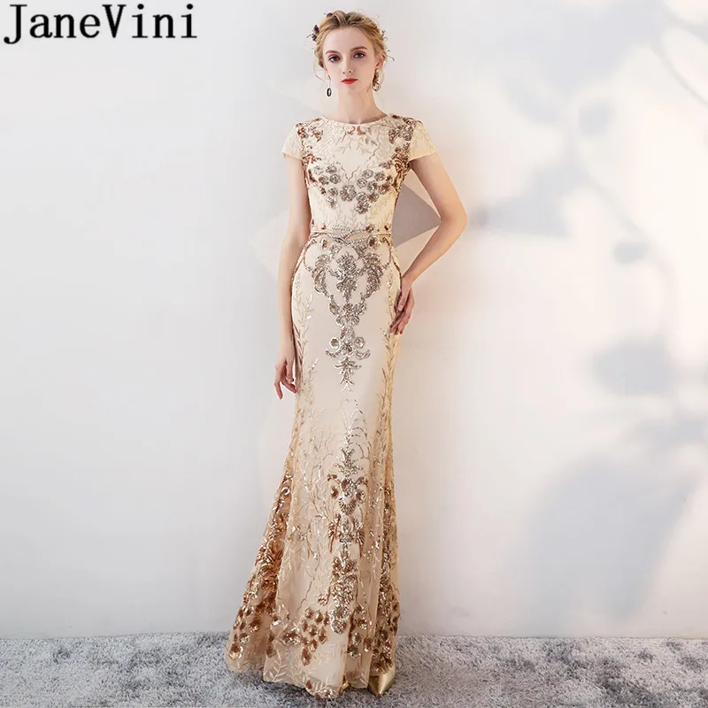 JaneVini Sparkly Gold Bridesmaid Dresses Bling Sequins Mermaid Lace Wedding Party Dresses for Women Vestidos Longos De Festa
JaneVini Sparkly Gold Bridesmaid Dresses Bling Sequins Mermaid Lace Wedding Party Dresses for Women Vestidos Longos De Festa