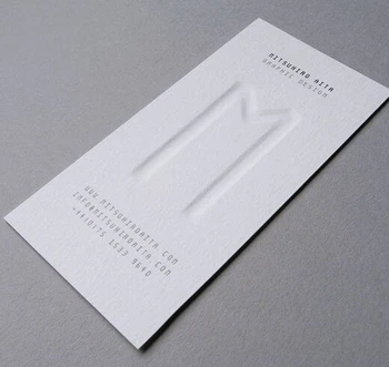 400G white paper card right angle one side embossed&debossed without printing 1C/1C direct printing free shipment
400G white paper card right angle one side embossed&debossed without printing 1C/1C direct printing free shipment