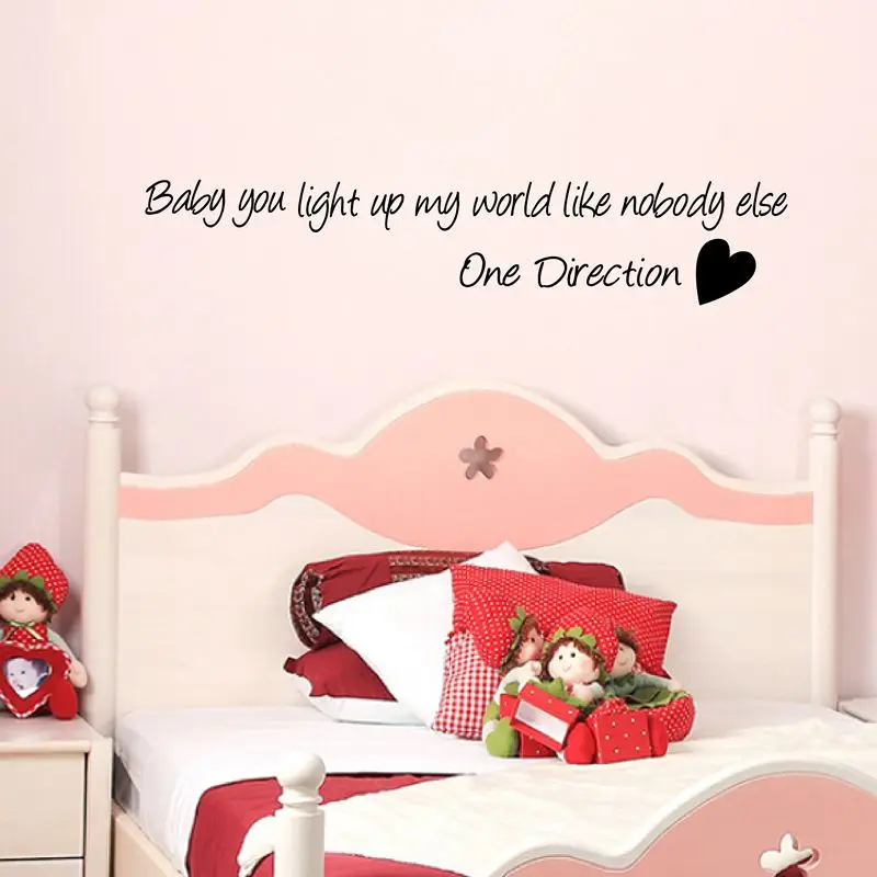 Free shipping ONE DIRECTION - you light up my world - ONE DIRECTION wall quote sticker girls bedroom wall art decor m3000
Free shipping ONE DIRECTION - you light up my world - ONE DIRECTION wall quote sticker girls bedroom wall art decor m3000