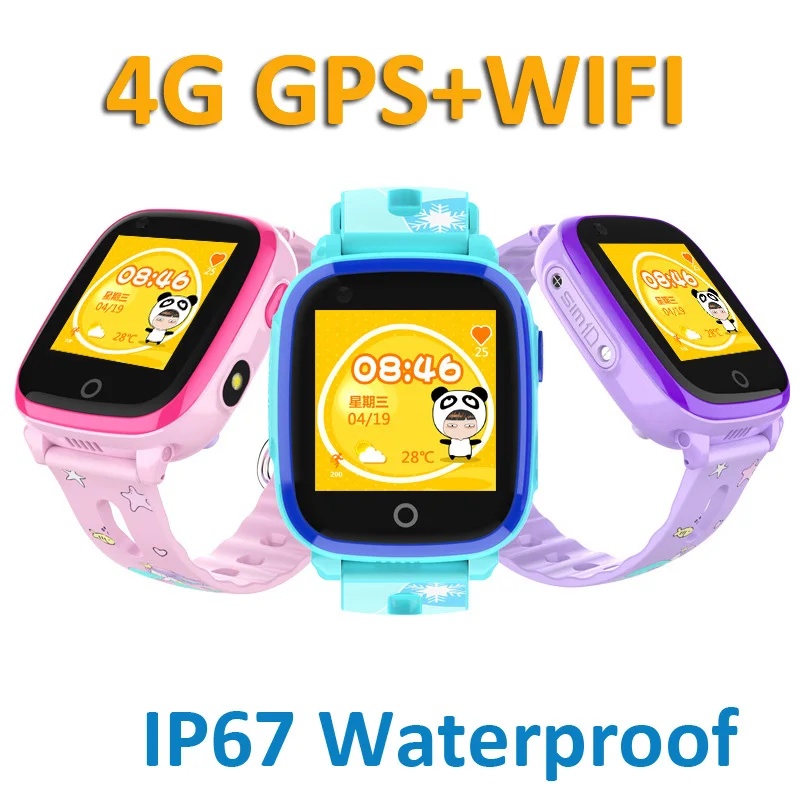 4G Kids Smart Watch GPS LBS Tracker SOS Child WIFI HD Remote Camera smart watch Compatible IOS&Android IP67 Waterproof
4G Kids Smart Watch GPS LBS Tracker SOS Child WIFI HD Remote Camera smart watch Compatible IOS&Android IP67 Waterproof