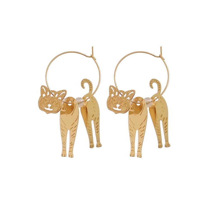 Dynamic kitten metal bearings and heartly girl The cat slave earrings eardrop joker cartoon students
Dynamic kitten metal bearings and heartly girl The cat slave earrings eardrop joker cartoon students
