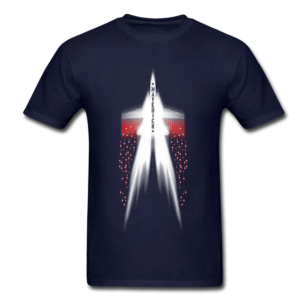 Maverick Simple Style Thanksgiving Day 100% Cotton Crewneck Boy Tops Shirt Leisure T-shirts Discount Short Sleeve T-shirts Maverick navy