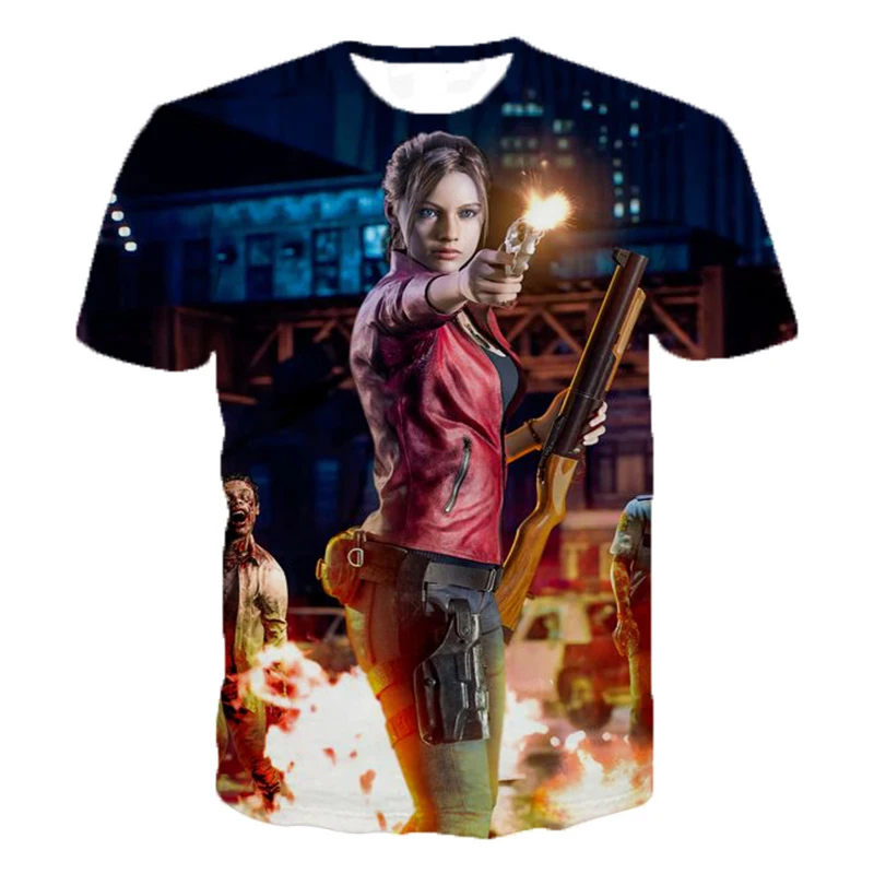 Newest Game Resident Evil 2 3D T Shirt Men Women 3D Print Casual Men T Shirts Short Sleeve 3D T-Shirt Summer Clothes Tops
Newest Game Resident Evil 2 3D T Shirt Men Women 3D Print Casual Men T Shirts Short Sleeve 3D T-Shirt Summer Clothes Tops