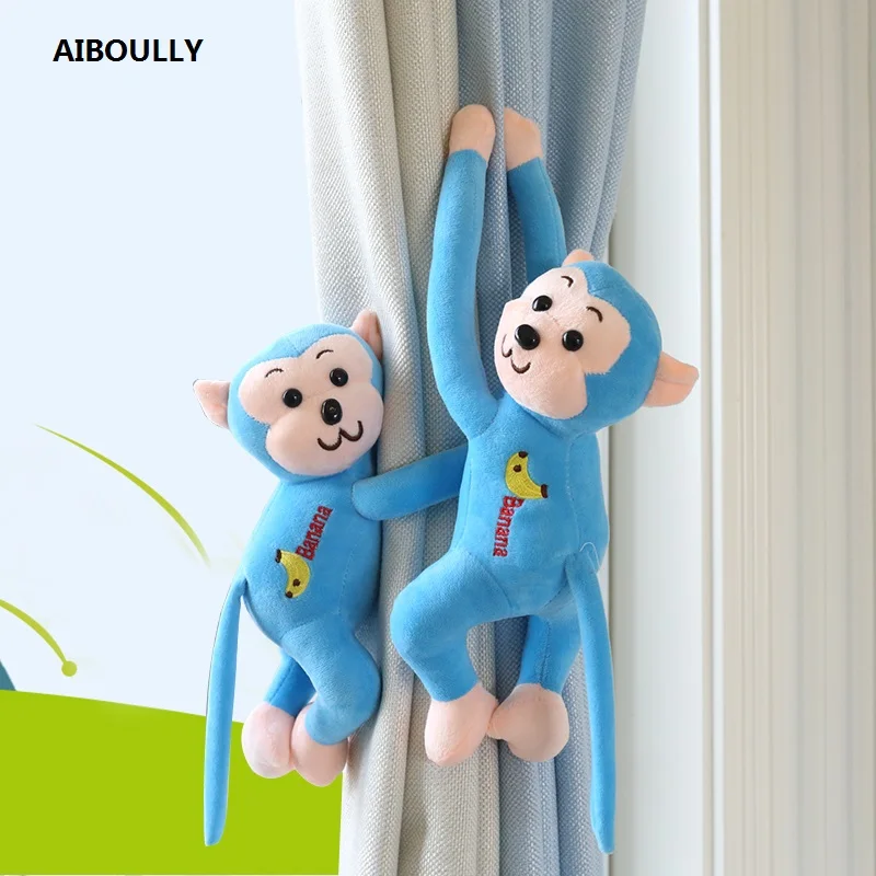 2Pcs/set Cartoon Monkey Curtain Buckle Windows Curtain Stuffed Doll Plush Toys Lovely Animal Decoration Curtain Accessories
2Pcs/set Cartoon Monkey Curtain Buckle Windows Curtain Stuffed Doll Plush Toys Lovely Animal Decoration Curtain Accessories