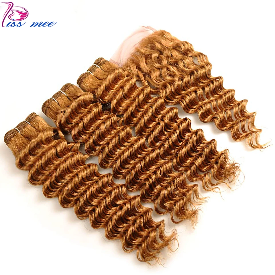 Kiss Mee Deep Wave Bundles With Closure Blonde Braziian Hair With Closure Color 27 Remy Human Hair Weave 3 Bundles With Closure
Kiss Mee Deep Wave Bundles With Closure Blonde Braziian Hair With Closure Color 27 Remy Human Hair Weave 3 Bundles With Closure