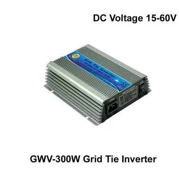 GWV-300W Grid Tie Inverter for 24V/60 Cells and 36V/72 Cells PV module 15-60V Input MPPT 32-36V Inverter
GWV-300W Grid Tie Inverter for 24V/60 Cells and 36V/72 Cells PV module 15-60V Input MPPT 32-36V Inverter