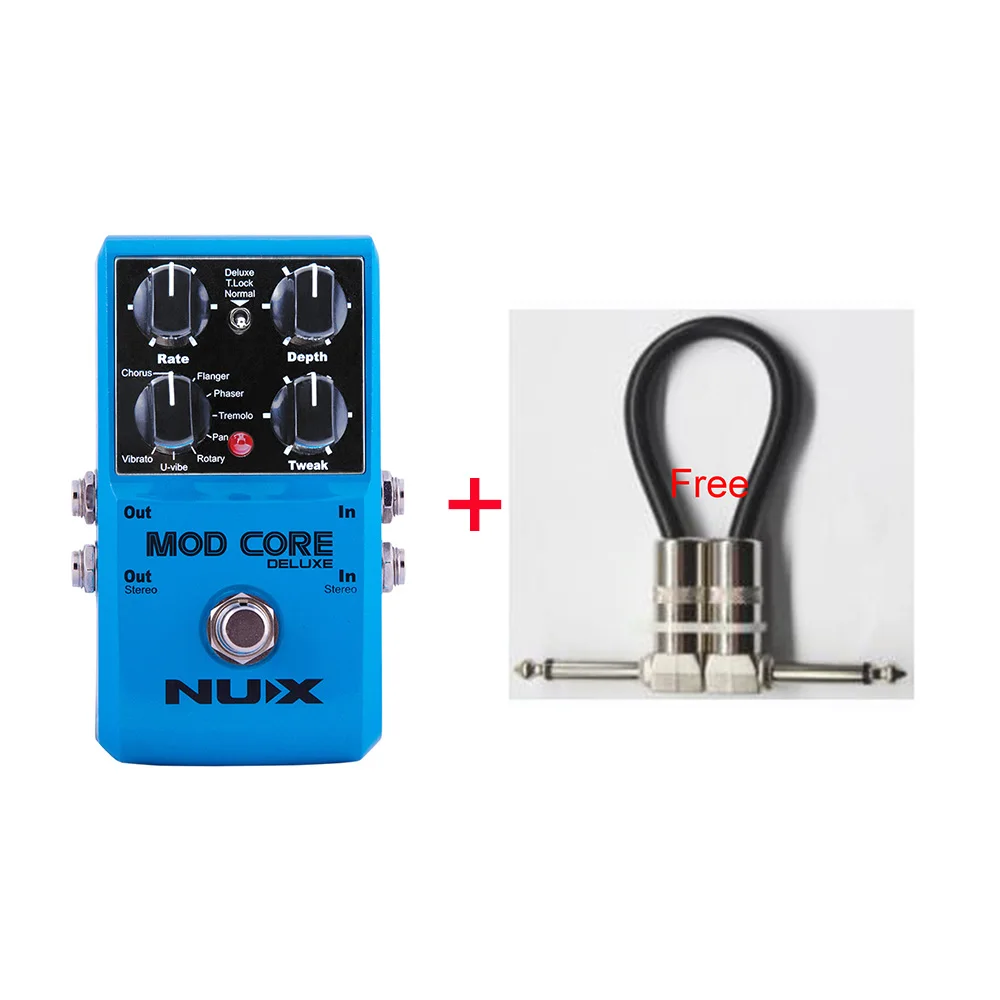 NUX Mod Core Deluxe Modulation Effect Pedal Guitar Effect 8 Modulation Pedal Effect Preset Tone Lock True Bypass + Free Cable
NUX Mod Core Deluxe Modulation Effect Pedal Guitar Effect 8 Modulation Pedal Effect Preset Tone Lock True Bypass + Free Cable