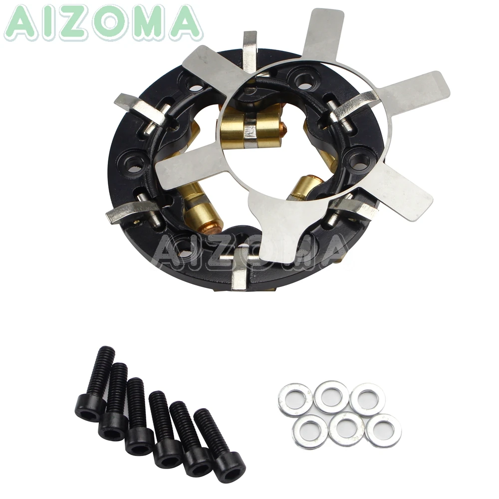 Motorcycle Variable Clutch Pressure Plate w/ Bolt Nuts for Harley Dyna Sportster Touring Softail Big Twin Models 1998-2017
Motorcycle Variable Clutch Pressure Plate w/ Bolt Nuts for Harley Dyna Sportster Touring Softail Big Twin Models 1998-2017