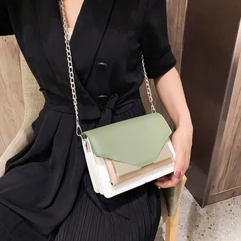Fashion Women Candy Color Leather Messenger Bag Crossbody Bags Shoulder Crossbody Bags Lady Travel Purses Green Chain Handbags 
Fashion Women Candy Color Leather Messenger Bag Crossbody Bags Shoulder Crossbody Bags Lady Travel Purses Green Chain Handbags