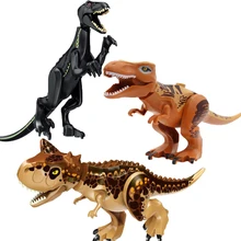 Polar Bär Jurassic Carnotaurus Spielzeug Blöcke Brinquedo Dinossauros Bausteine Set Pädagogisches Spielzeug für Kinder(China)