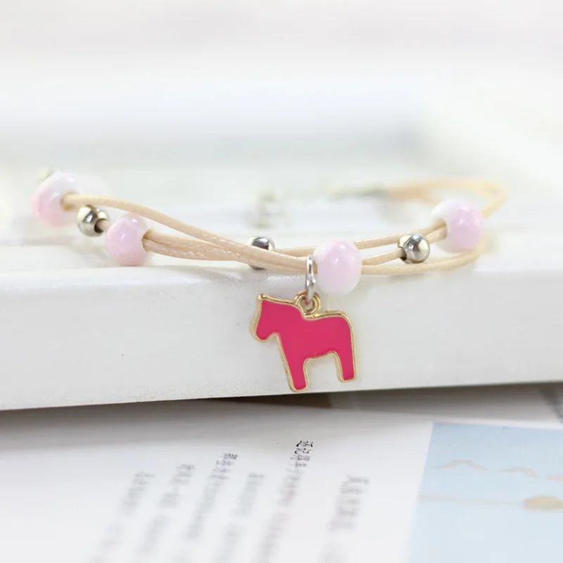 12 Pieces/Lot Ceramic Beads Bracelet For Women Horse Pendant Bracelets Charms Bangle Men Silver Color Bead Multilayer Bangles
12 Pieces/Lot Ceramic Beads Bracelet For Women Horse Pendant Bracelets Charms Bangle Men Silver Color Bead Multilayer Bangles