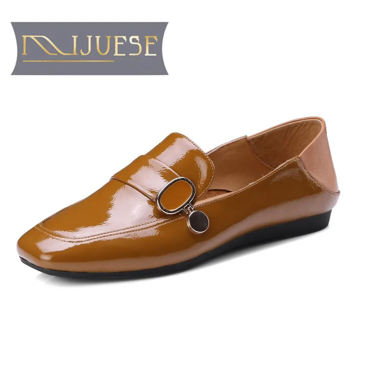 MLJUESE 2018 women flats camel color cow leather slip on Pigskin square toe spring comfortable oxfords women shoes
MLJUESE 2018 women flats camel color cow leather slip on Pigskin square toe spring comfortable oxfords women shoes