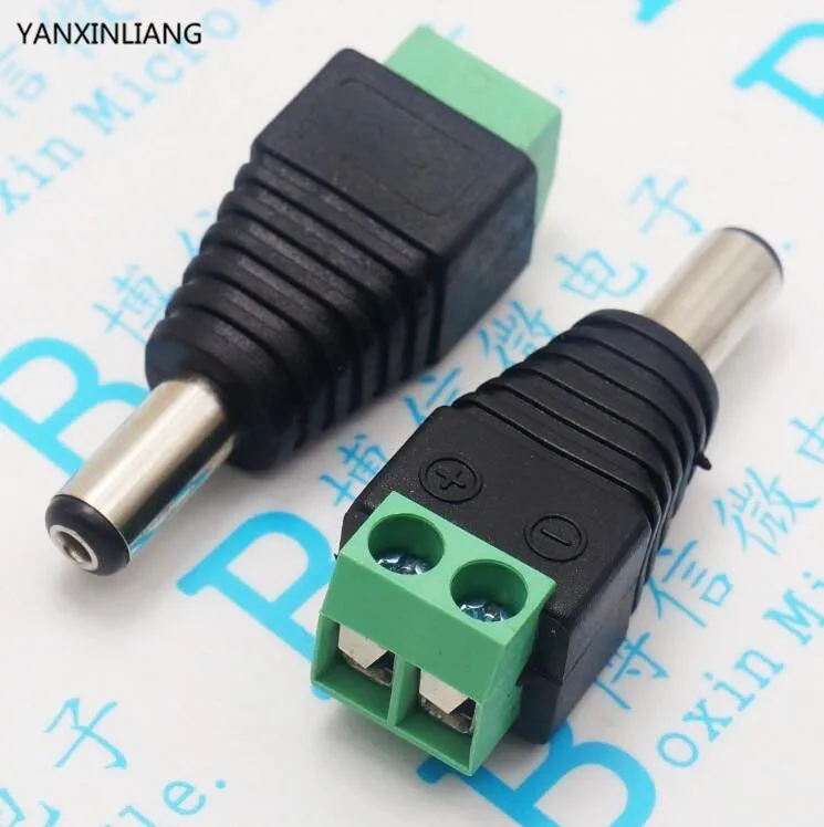 NEW 10Pcs Male DC Power Plug Connector 2.1mm x 5.5mm 5.5*2.1mm (Screw Fastening Type) Needn't Welding DC Plug Adapter
NEW 10Pcs Male DC Power Plug Connector 2.1mm x 5.5mm 5.5*2.1mm (Screw Fastening Type) Needn't Welding DC Plug Adapter