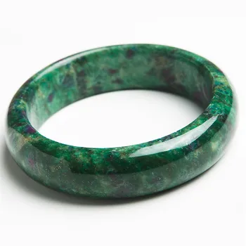 New Arrival Women Femme Genuine Red Green Ru by Zoisite Round Charm Natural Stone Bangles Inner Diameter 55mm
New Arrival Women Femme Genuine Red Green Ru by Zoisite Round Charm Natural Stone Bangles Inner Diameter 55mm