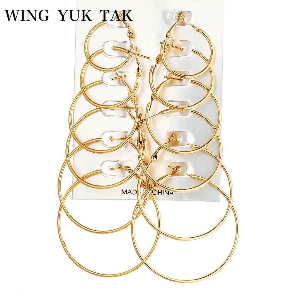 wing yuk tak 2018 Hot Sales 6 Pairs/Sets Gold Silver Color Bohemia Unique Simple Statement Earrings Set For Women Jewelry
wing yuk tak 2018 Hot Sales 6 Pairs/Sets Gold Silver Color Bohemia Unique Simple Statement Earrings Set For Women Jewelry
