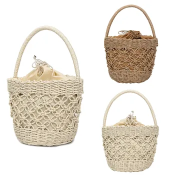 Womens Bag Fashion Straw Woven Solid Color Casual Wild Bucket Handbag bolsa masculina sac femme woman bag 2019 bolsa feminina
Womens Bag Fashion Straw Woven Solid Color Casual Wild Bucket Handbag bolsa masculina sac femme woman bag 2019 bolsa feminina