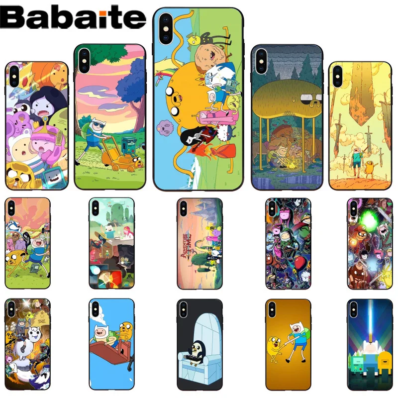 Babaite Adventure Time Black High Quality Soft TPU Phone Case Cover for iPhone 8 7 6 6S Plus 5 5S SE XR X XS MAX Coque Shell
Babaite Adventure Time Black High Quality Soft TPU Phone Case Cover for iPhone 8 7 6 6S Plus 5 5S SE XR X XS MAX Coque Shell