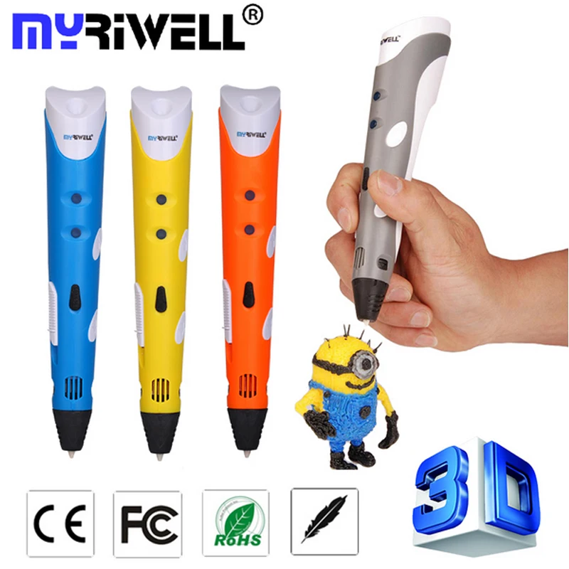 Myriwell 3d pen Intelligence Drawing 3d printer pens With ABS Filament +free gift 3D pinter birthday / Christmas Gift for Kids
Myriwell 3d pen Intelligence Drawing 3d printer pens With ABS Filament +free gift 3D pinter birthday / Christmas Gift for Kids