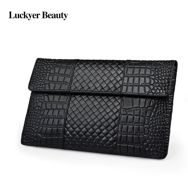 LUCKYER BEAUTY Genuine Cow Leather Long Wallet Men Slim Zipper Envelope Bag Luxury Designer Men's Handbag High Quality Purse
LUCKYER BEAUTY Genuine Cow Leather Long Wallet Men Slim Zipper Envelope Bag Luxury Designer Men's Handbag High Quality Purse