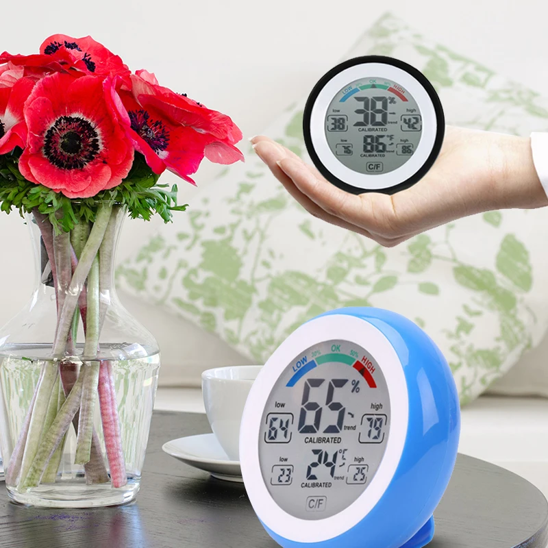 with LCD Display 2 in 1 Hygrometer Thermometer Humidity Meter Indoor Home Multi-Functional Temperature Gauge Digital
with LCD Display 2 in 1 Hygrometer Thermometer Humidity Meter Indoor Home Multi-Functional Temperature Gauge Digital