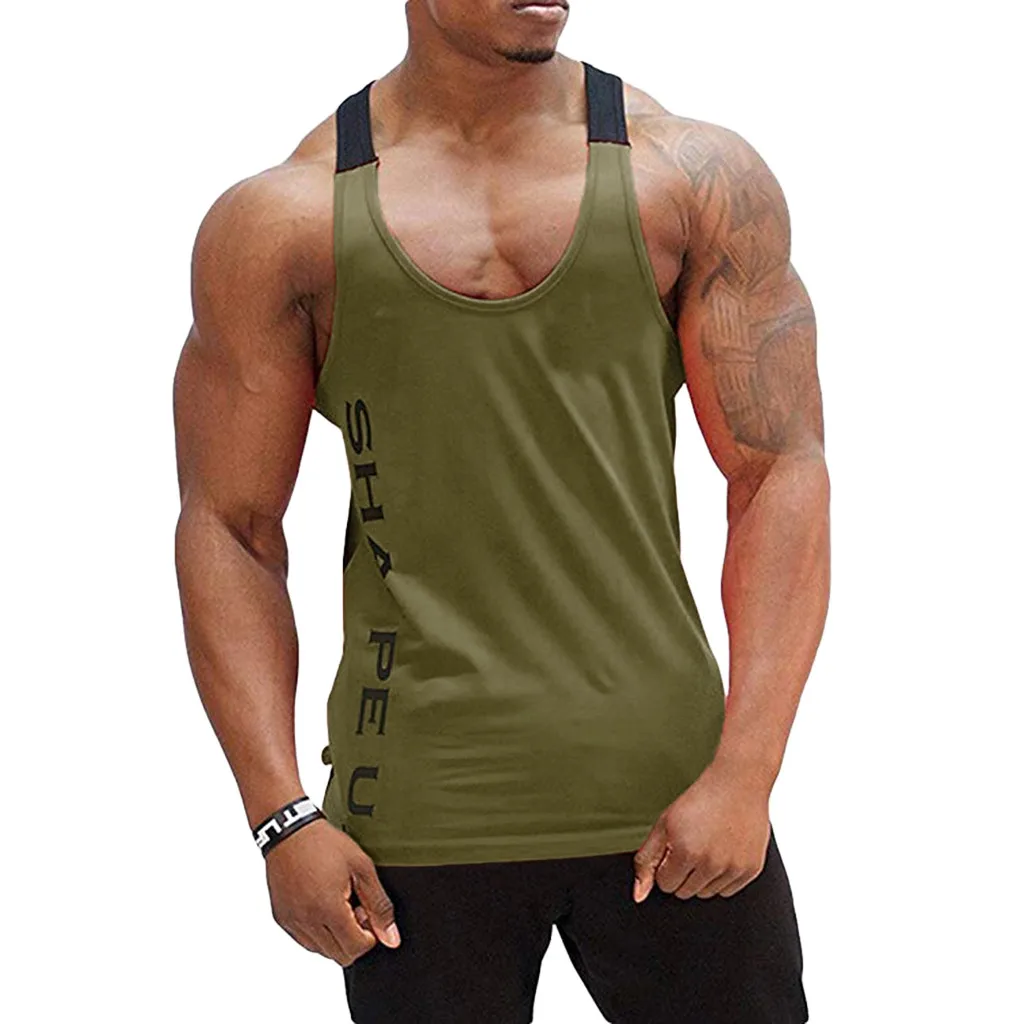 Cotton Gyms Tank Tops Men Sleeveless Tanktops For Boys Bodybuilding Clothing Undershirt Fitness Stringer Vest
Cotton Gyms Tank Tops Men Sleeveless Tanktops For Boys Bodybuilding Clothing Undershirt Fitness Stringer Vest